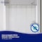 Kenney Mfg Microban Protected Heavyweight PEVA Shower Liner, 70in W x 72in H, Clear MB61168 - alternate 2